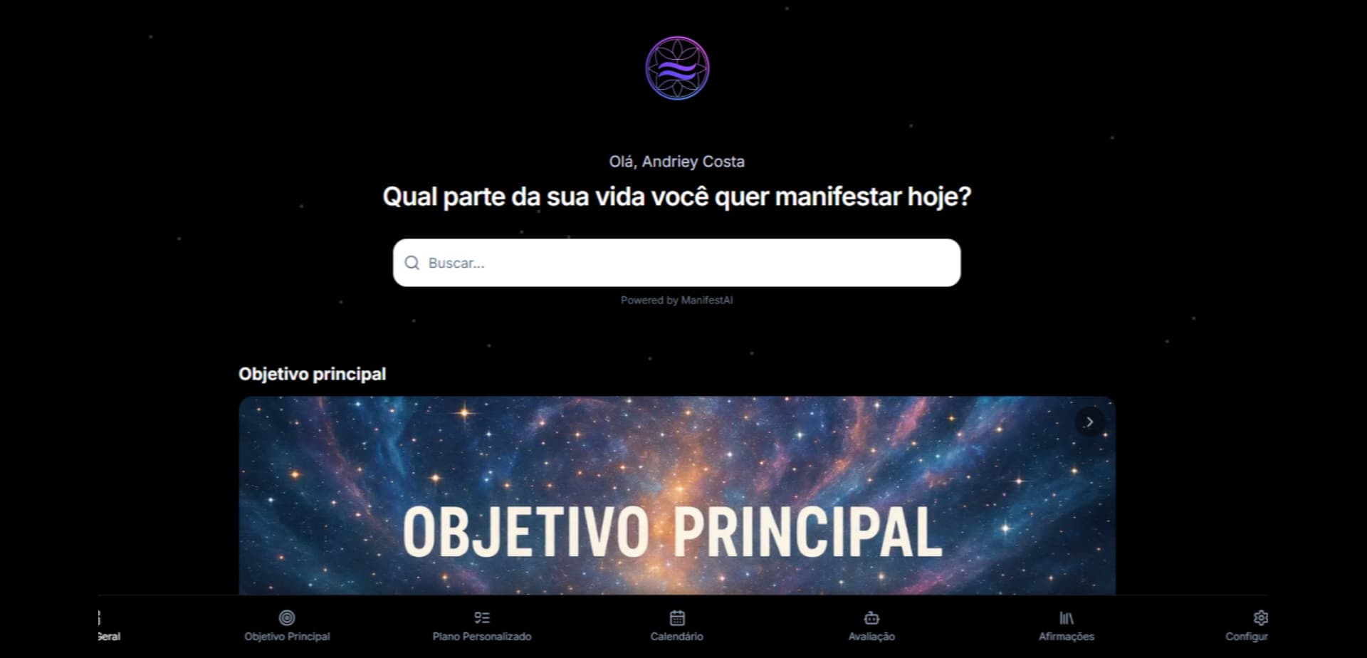 Guia ManifestAI – slide 1 de 6